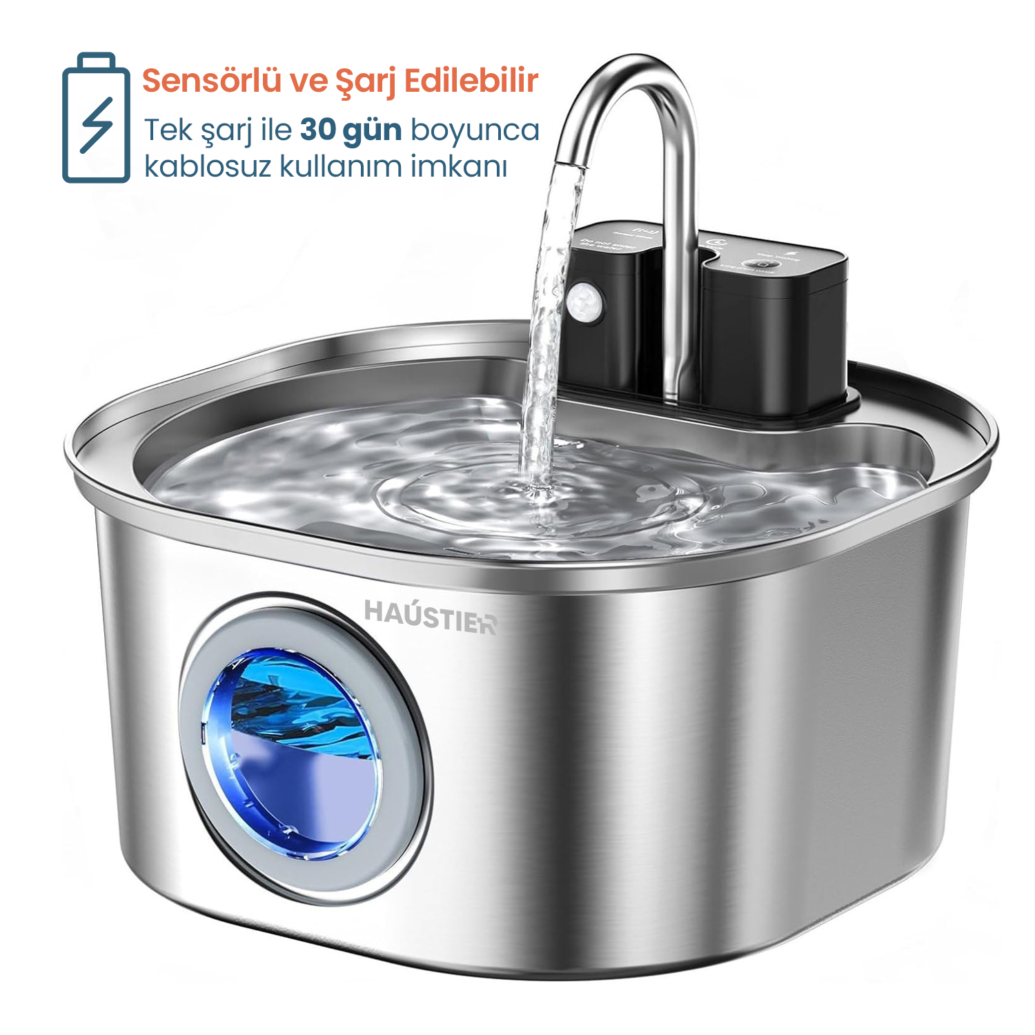 Haustier PWL010 Otomatik Kablosuz Kedi Su Pınarı Teknik Servis Destek Talebi