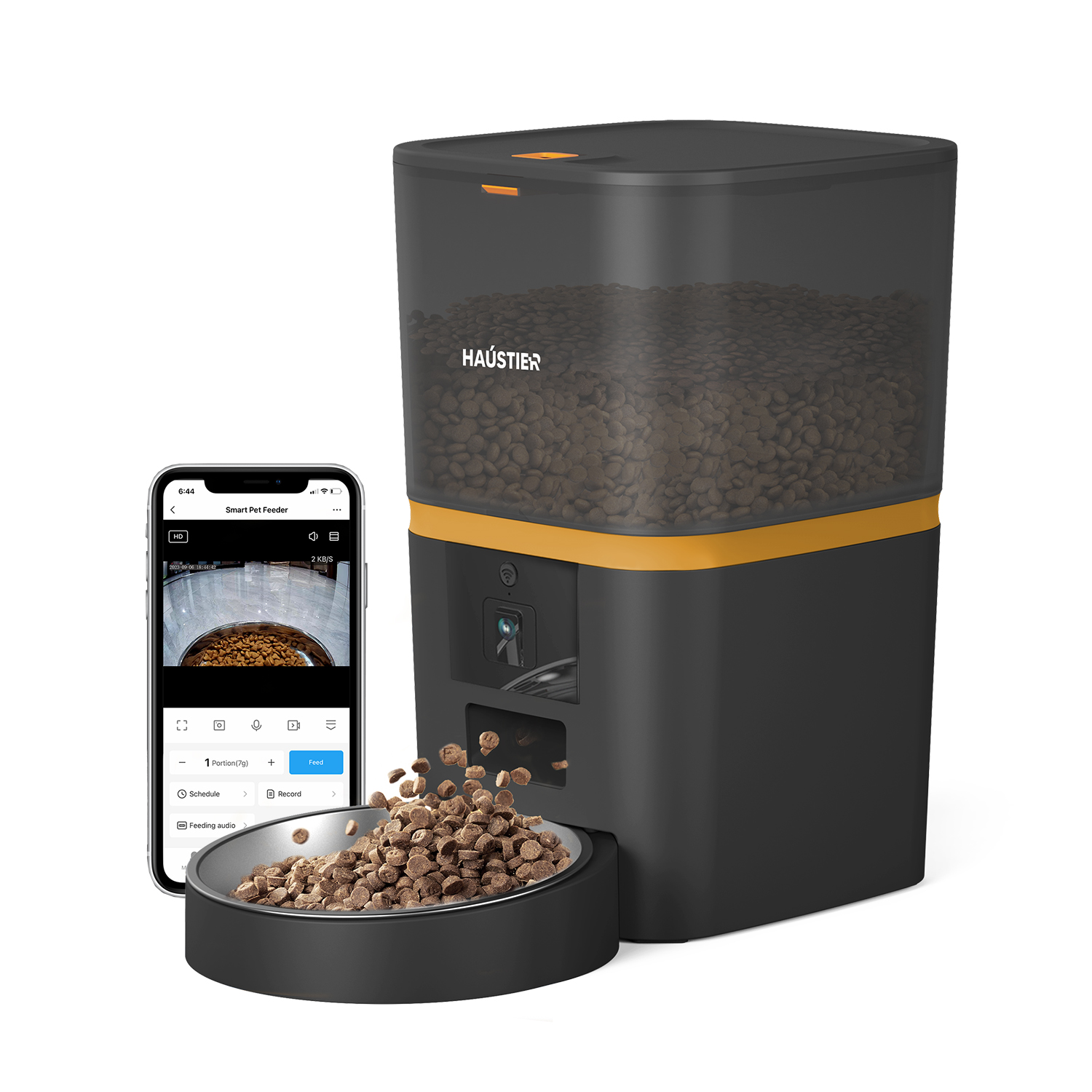 Haustier QQ005 Siyah Kameralı Akıllı Kedi Köpek Otomatik Mama Kabı Teknik Servis Destek Talebi